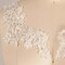 1 Pair Ivory Beaded Lace Appliques Bridal Dress Embellishments with Sequins & Pearls for Wedding Gowns